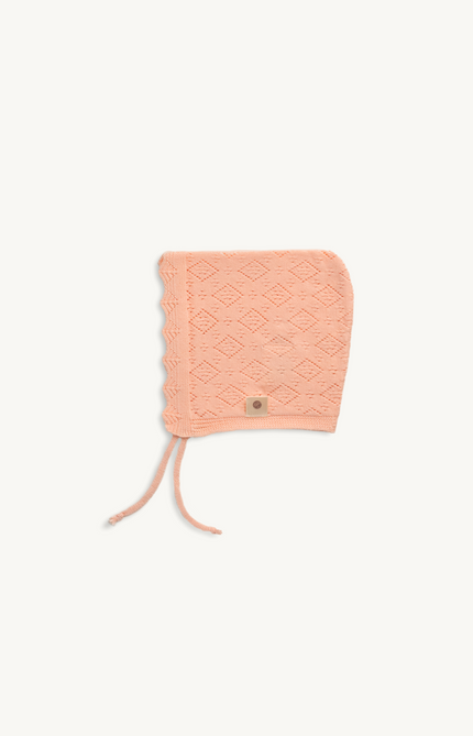 Pointelle Knit bonnet