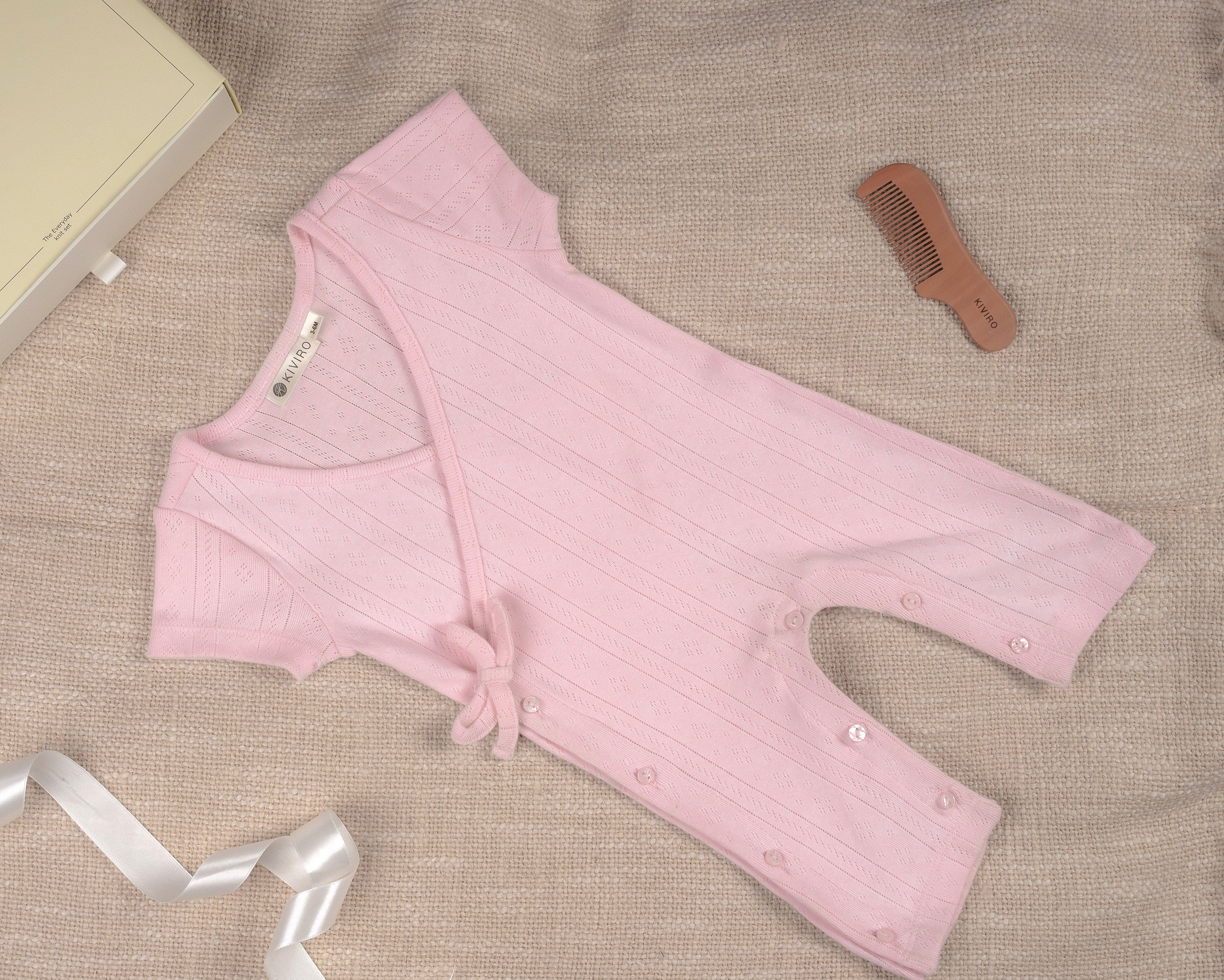 Pointelle Knit Romper