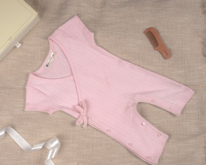 Pointelle Knit Romper