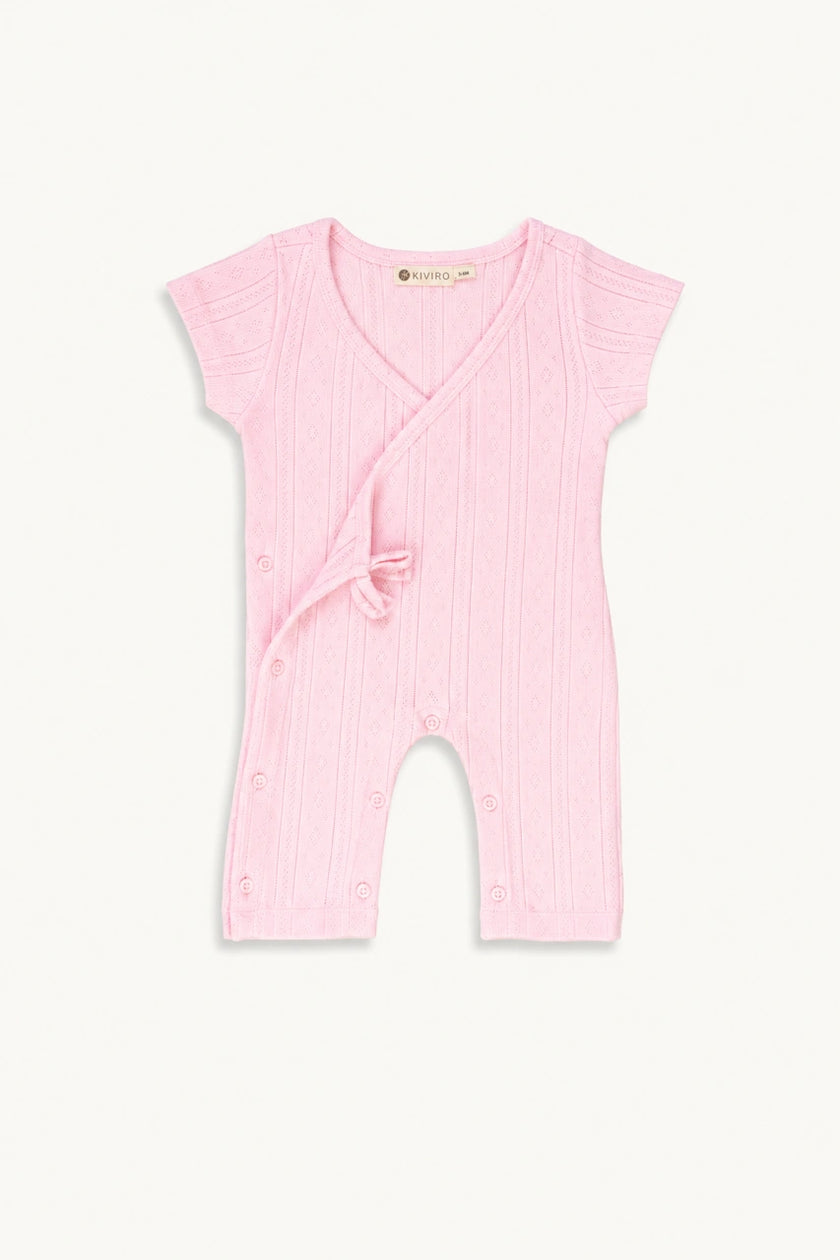 Pointelle Knit Romper