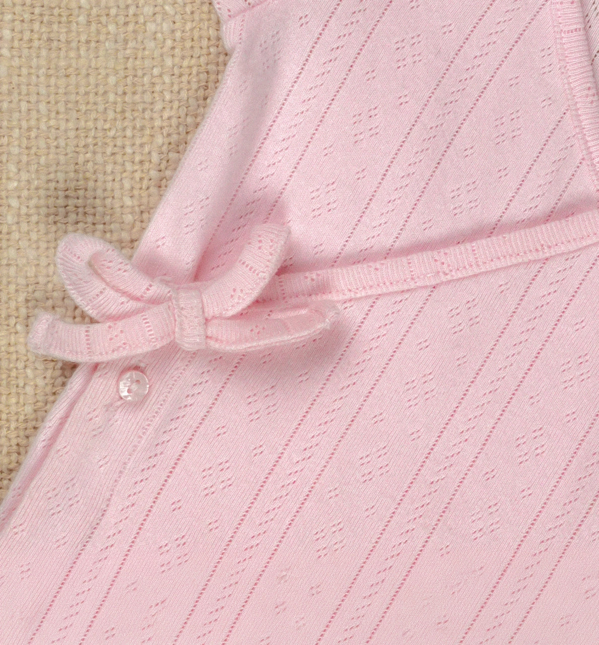 Pointelle Knit Romper