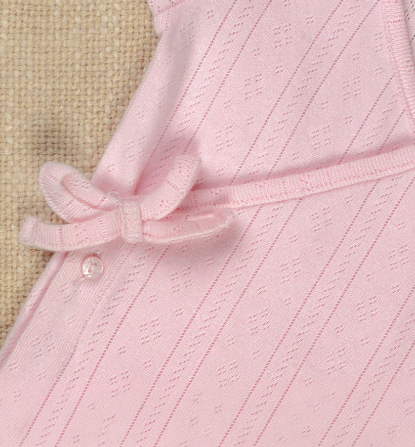 Pointelle Knit Romper