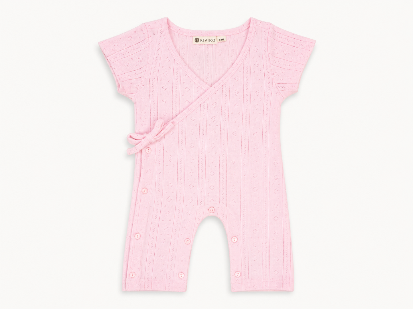 Pointelle Knit Romper