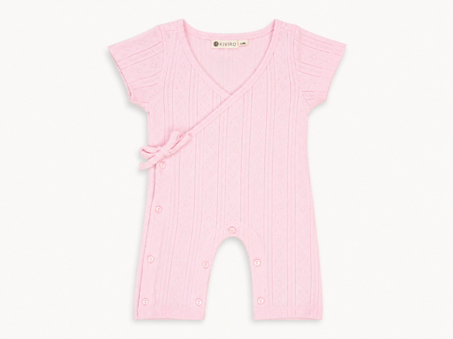 Pointelle Knit Romper