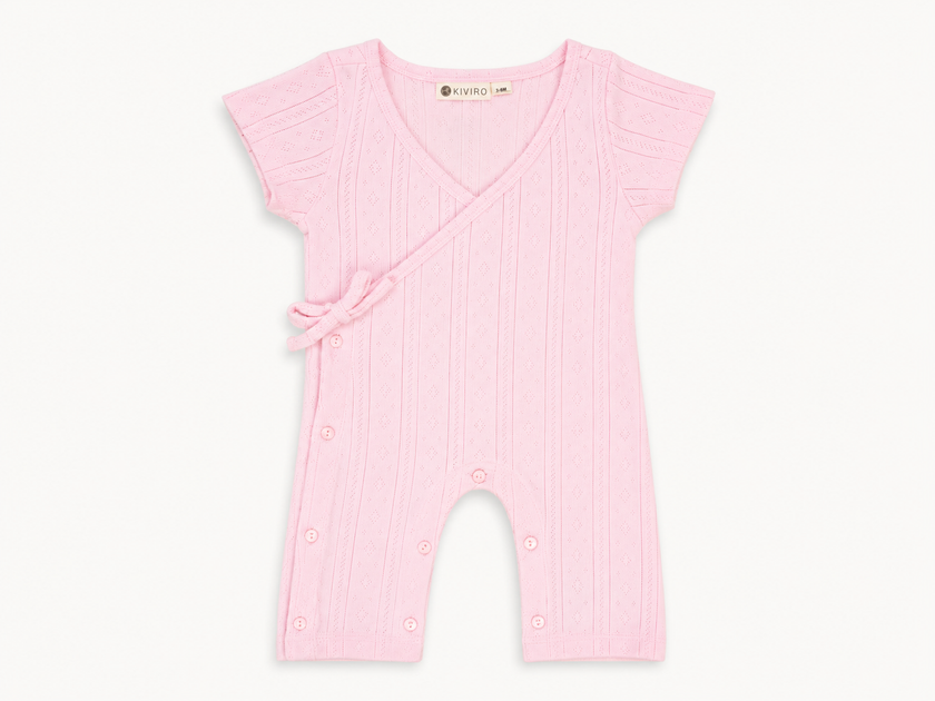 Pointelle Knit Romper