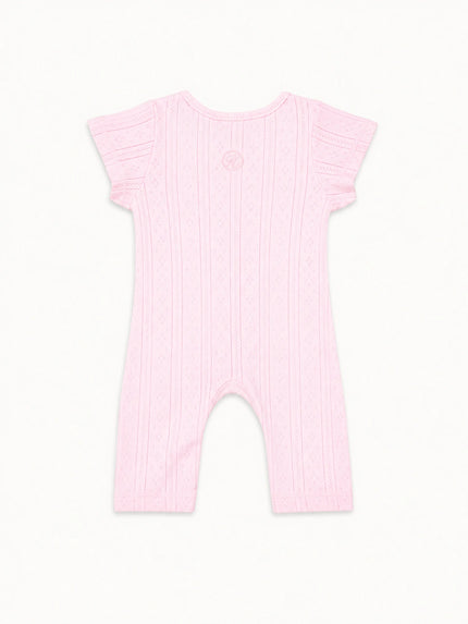 Pointelle Knit Romper