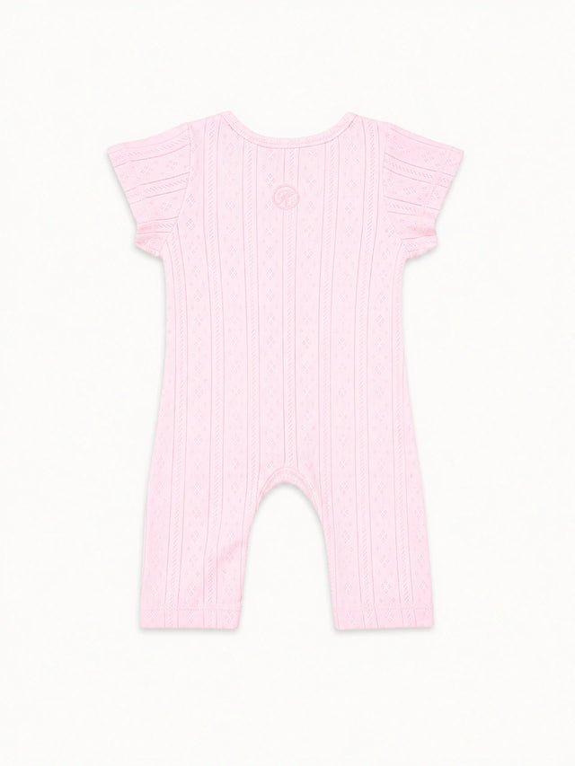 Pointelle Knit Romper