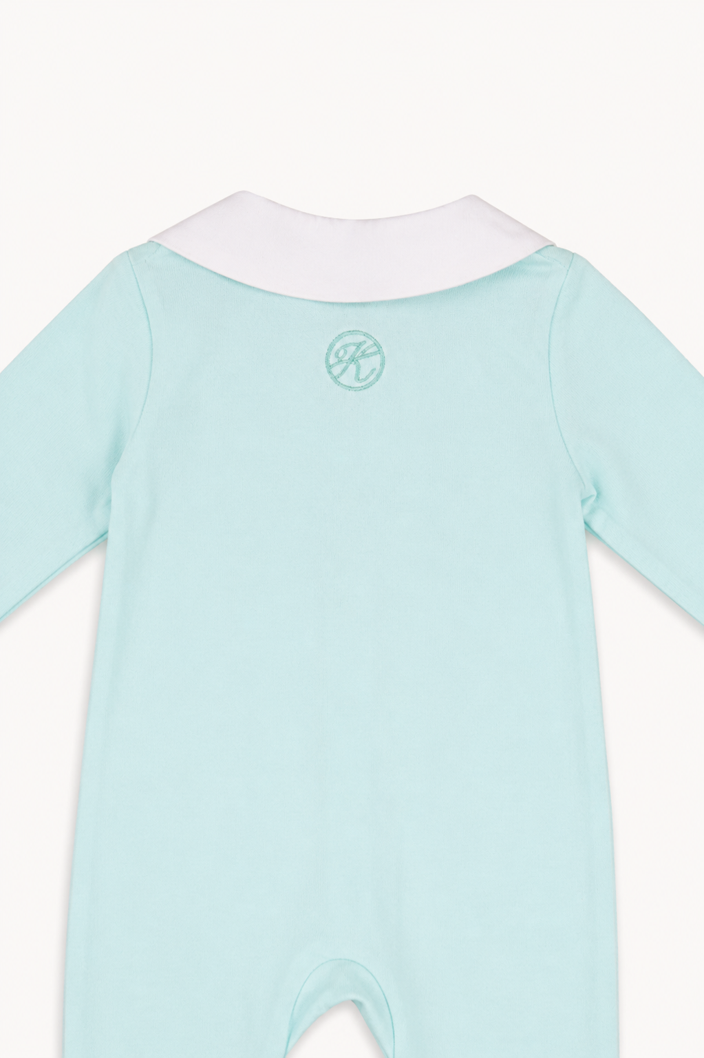 Hand-Embroidered Cotton Bodysuit