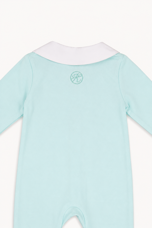 Hand-Embroidered Cotton Bodysuit